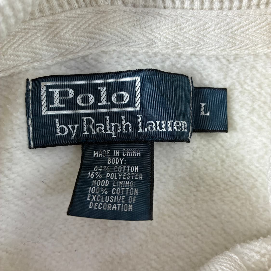 Polo  폴로 랄프로렌 자수 화이트 후드집업 상품이미지6