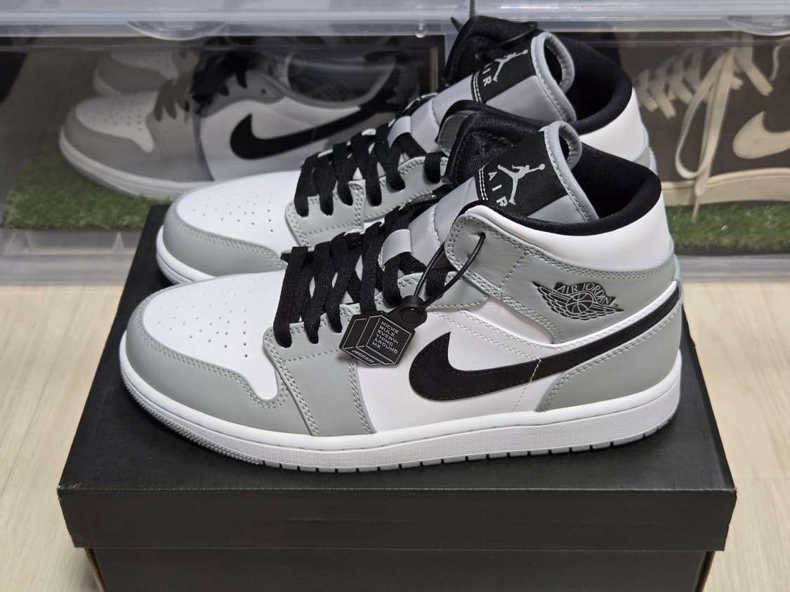 [판매](260)나이키 조던 1 미드 라이트 스모크 그레이 상품이미지1