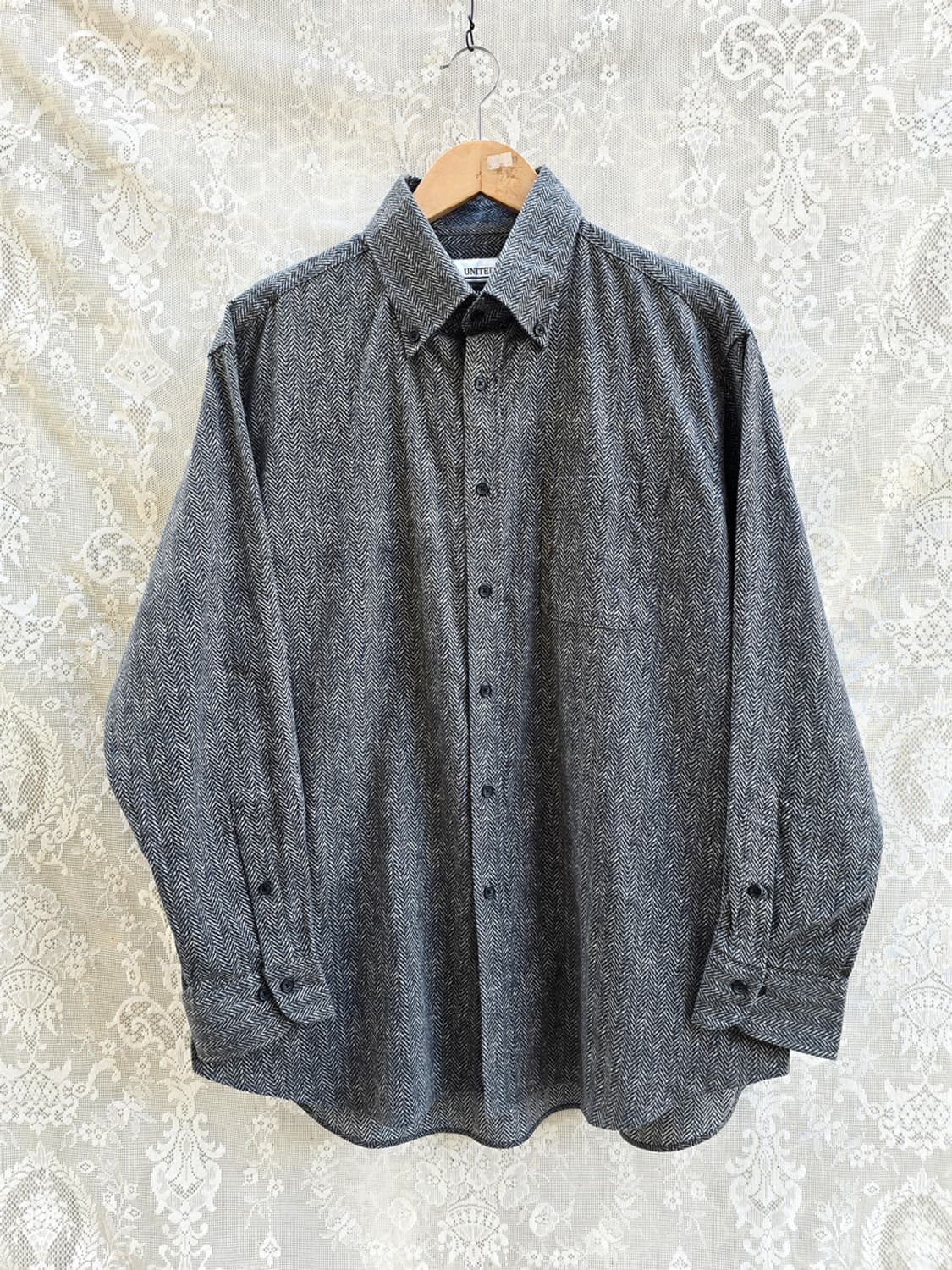 유나이티드 헤링본 셔츠 (made in japan) 상품이미지1