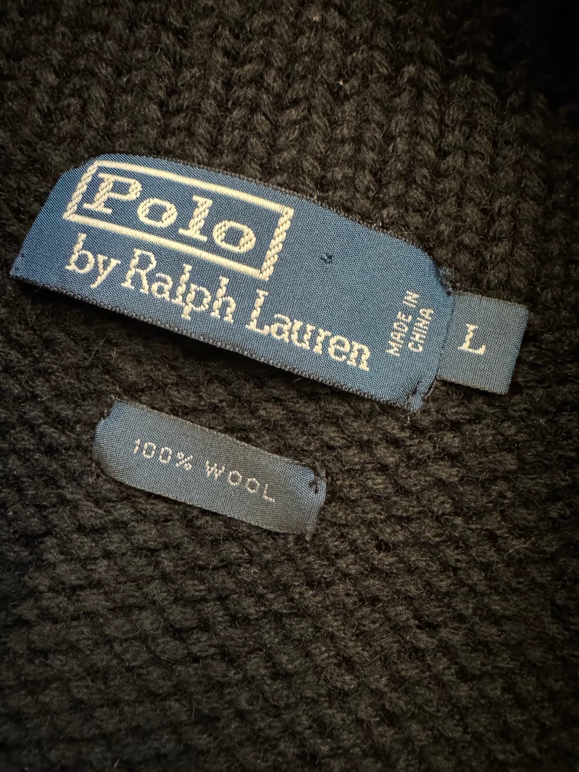 폴로 랄프로렌 레터맨 숄카르 울 가디건 자켓 처분  상품이미지3