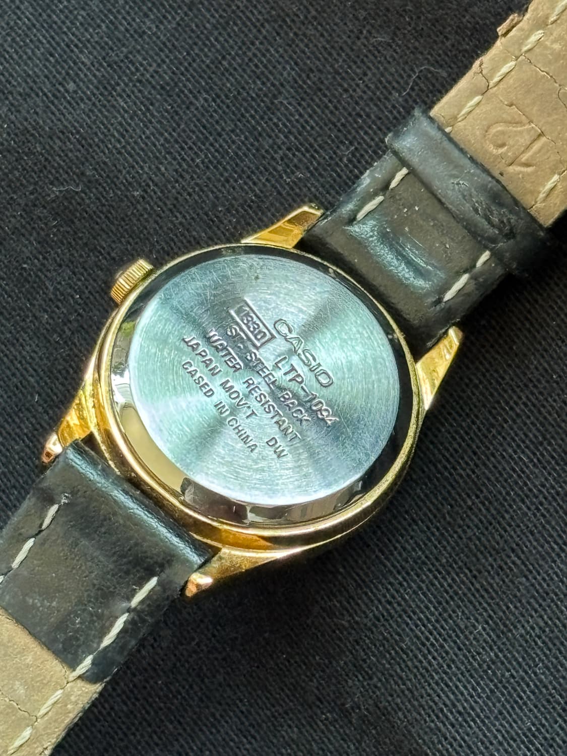 vintage casio leather band watch 상품이미지6
