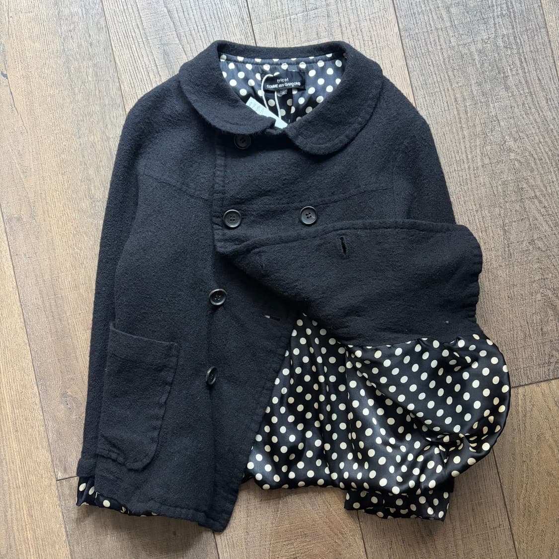 Double Button Fulling Wool Coat 상품이미지4