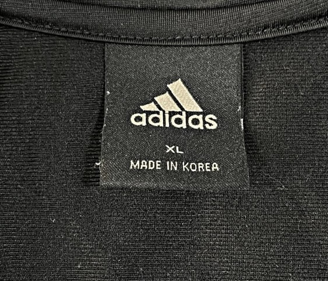 아디다스 블랙 검흰 트랙탑 져지집업 100/L 상품이미지3