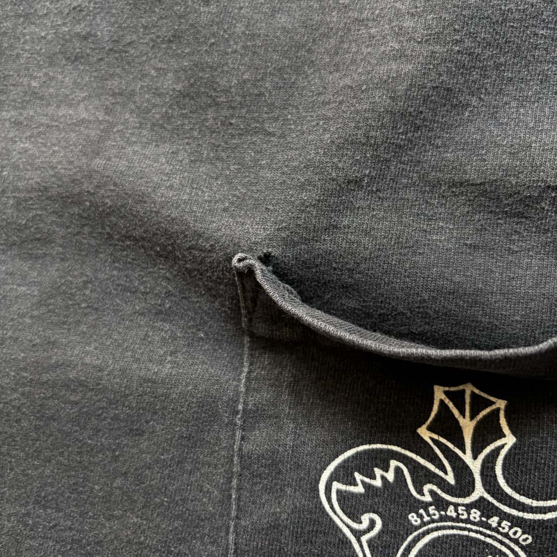 빈티지 블루 플레임 롱슬리브 티셔츠 상품이미지5