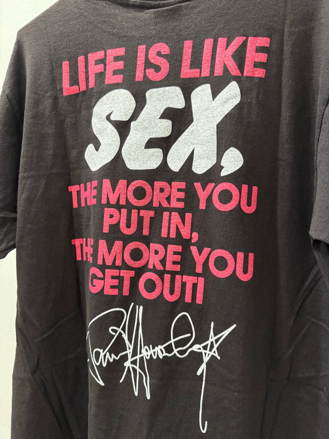 90s KISS 'Life is like SEX' 티셔츠 상품이미지5