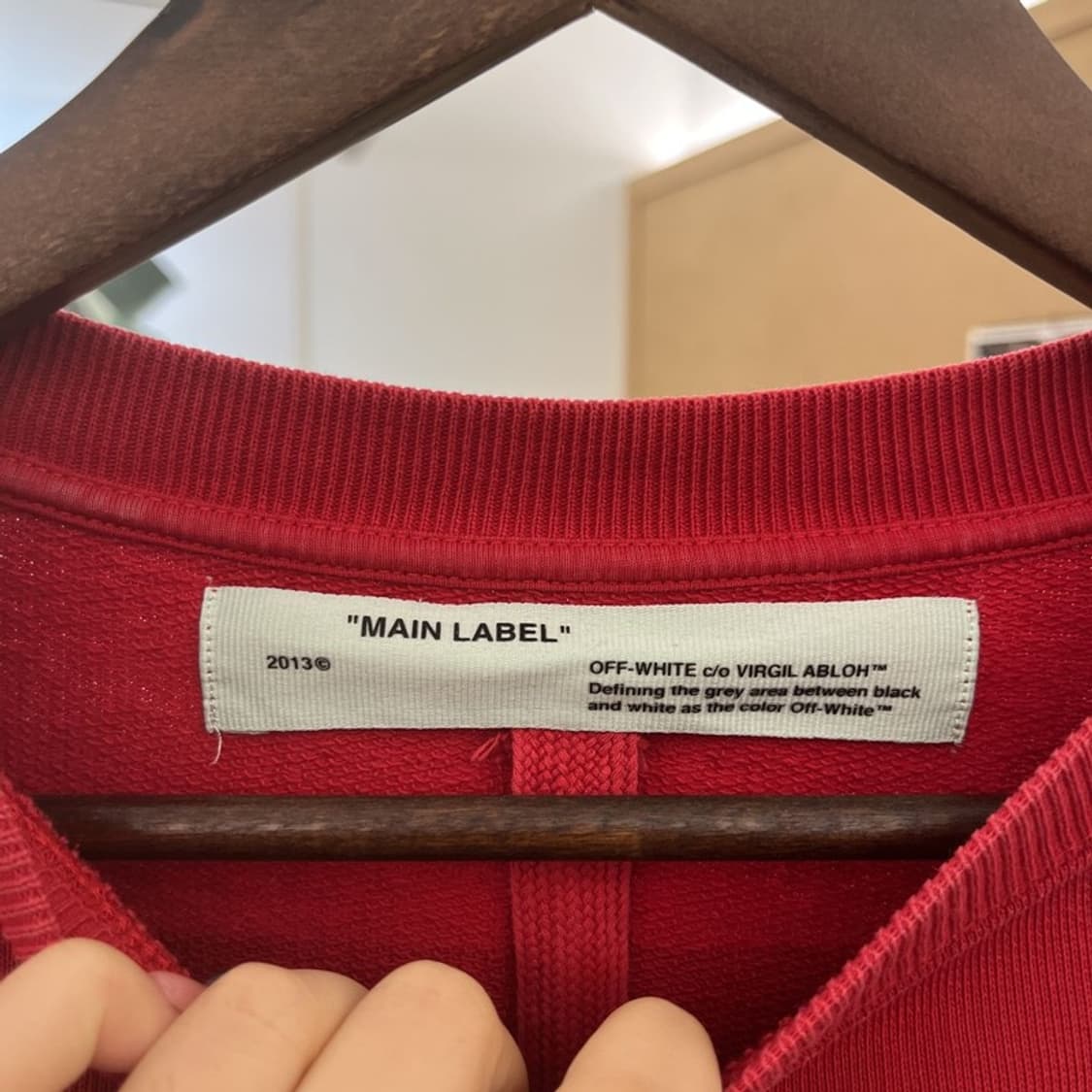 오프 화이트 올드스쿨 스트릿 펑크 모나리자 맨투맨 XXS C10052 상품이미지5