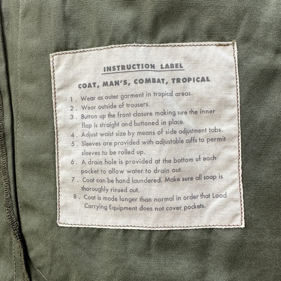 버즈릭슨 BR12247 컴뱃 트로피컬 정글 퍼티그 자켓 올리브 M 상품이미지6