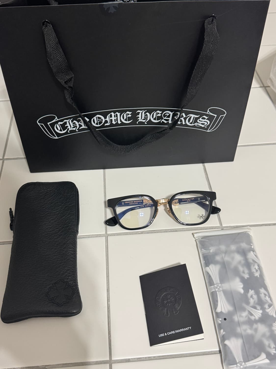 크롬하츠 안경 덕버터 블랙/골드 상품이미지1