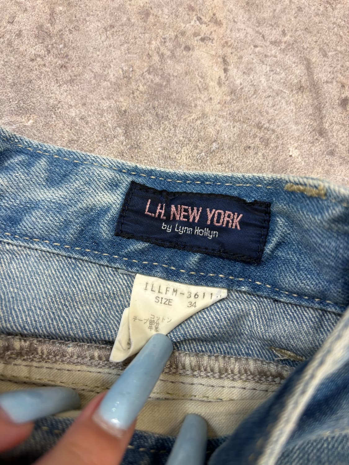 LH newyork 카고 연청 데님 팬츠 #csz393 상품이미지4