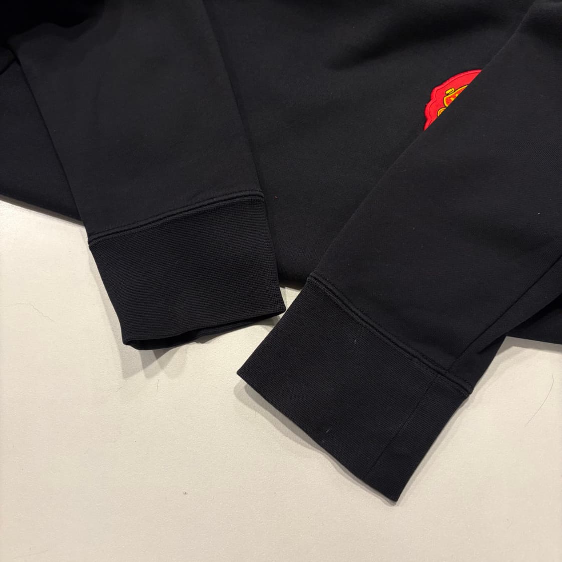 [L] 09s 나이키 맨유 블랙 스웻 후드티 C672 상품이미지5