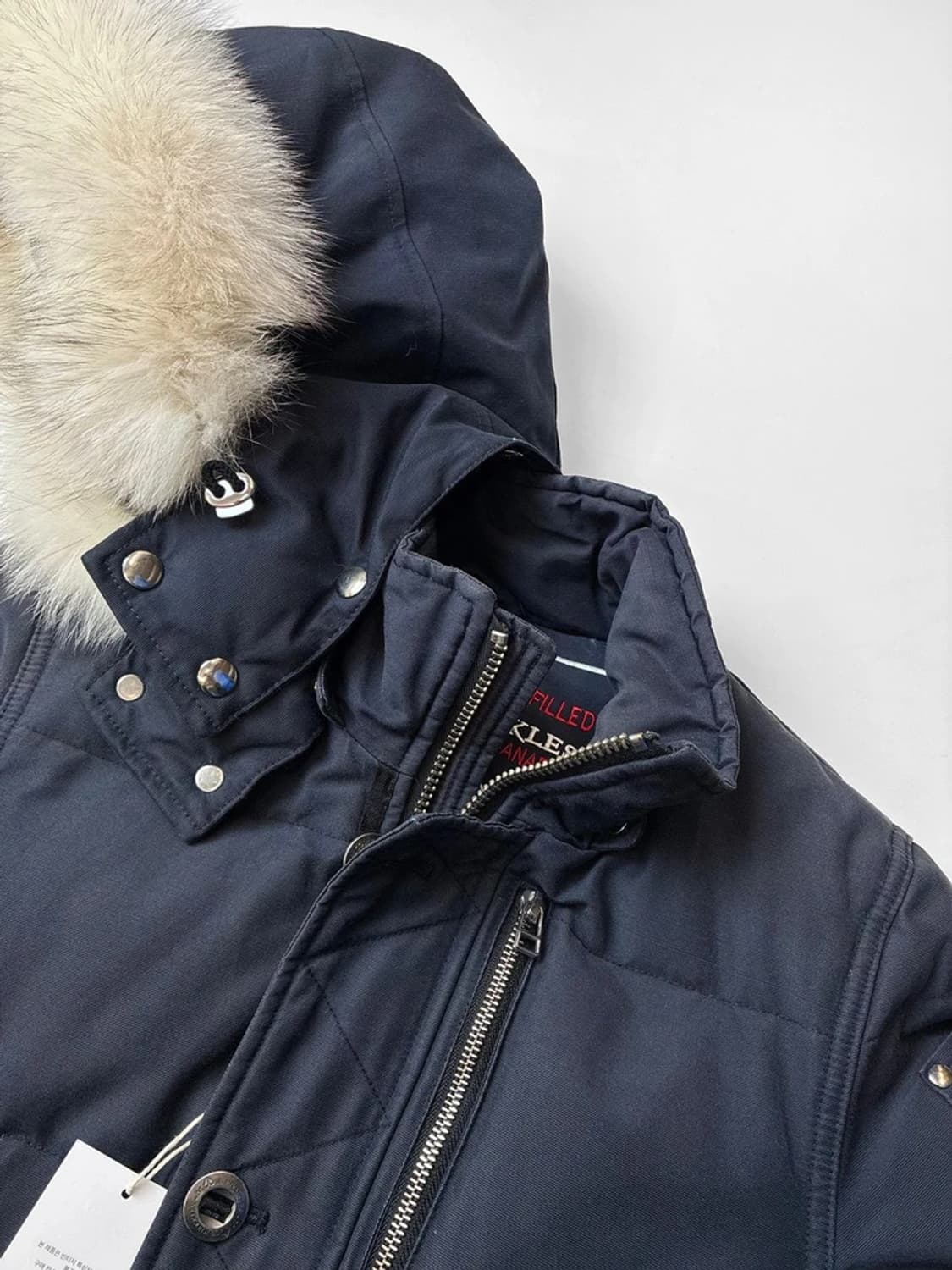 무스너클 내츄럴 폭스 퍼 쓰리쿼터 맨즈 패딩 PN5611    상품이미지3