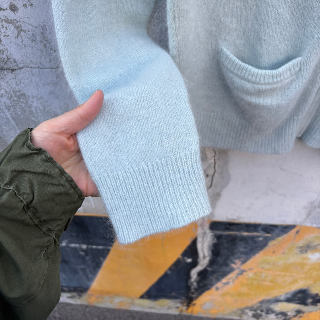 Hysteric Glamour 히스테릭글래머 앙고라 니트 집업 상품이미지6