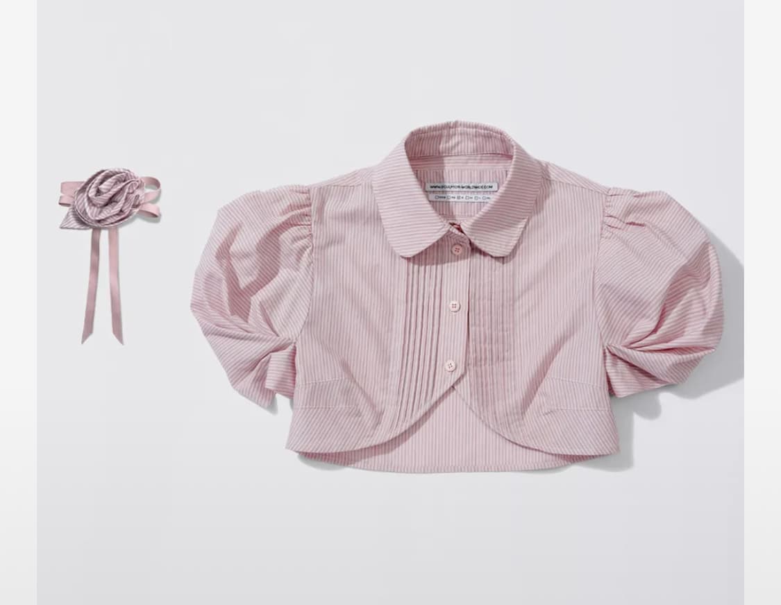 스컬프터 Rosetta Baby Shirt Pink Stripe 상품이미지2