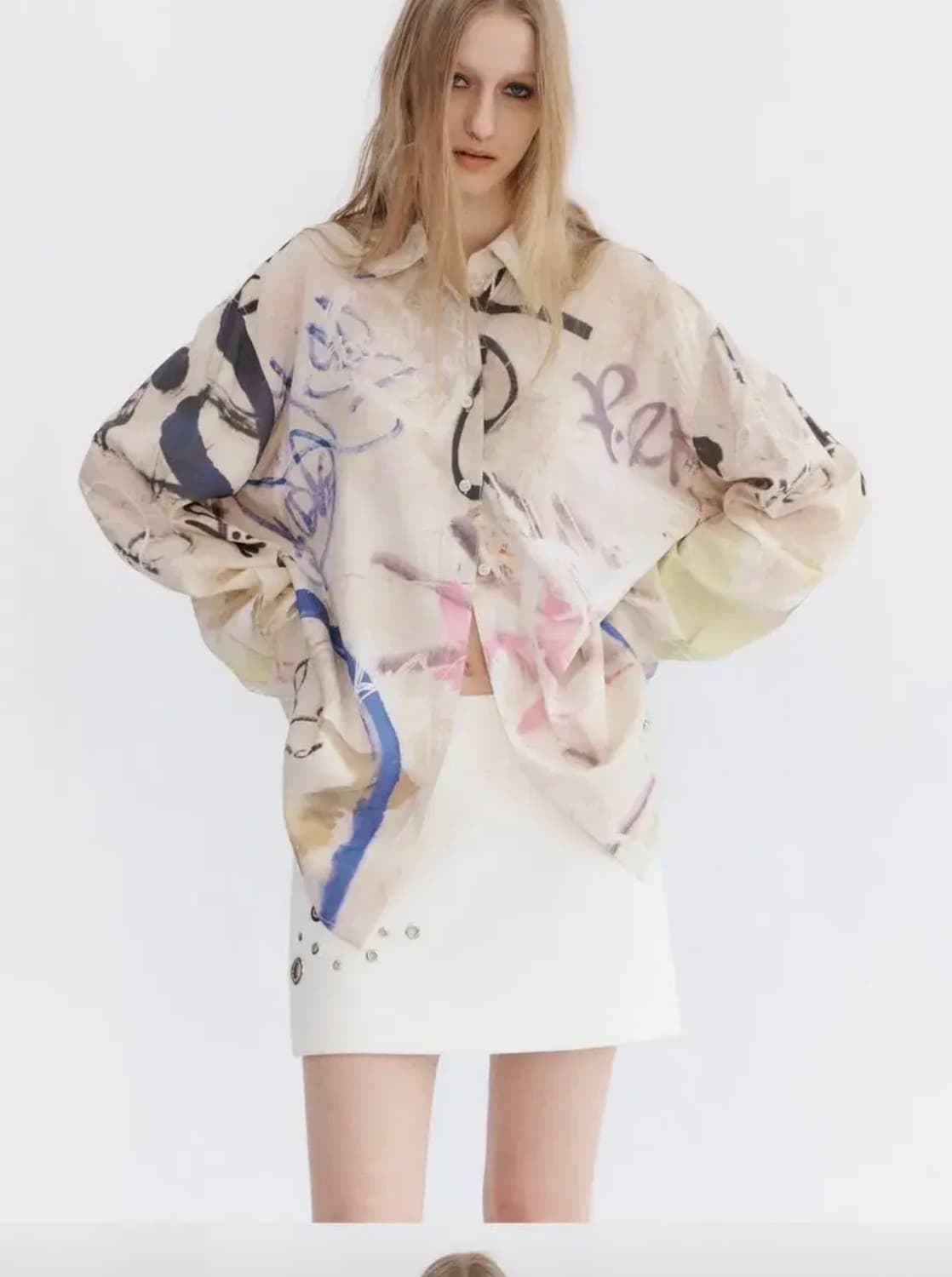 더오픈프로덕트 셔츠 OpenYY LOVE GRAFFITI SHIRTS 상품이미지3