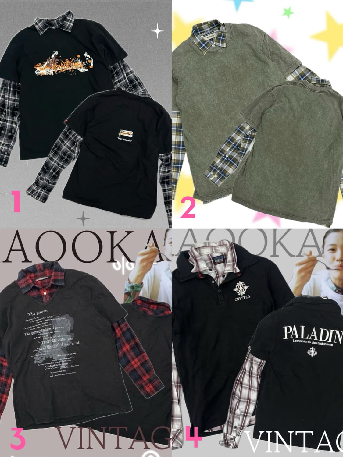 🍓카오오카 빈티지 할인 🍓 35000원 상의 코디세트 모음 상품이미지2