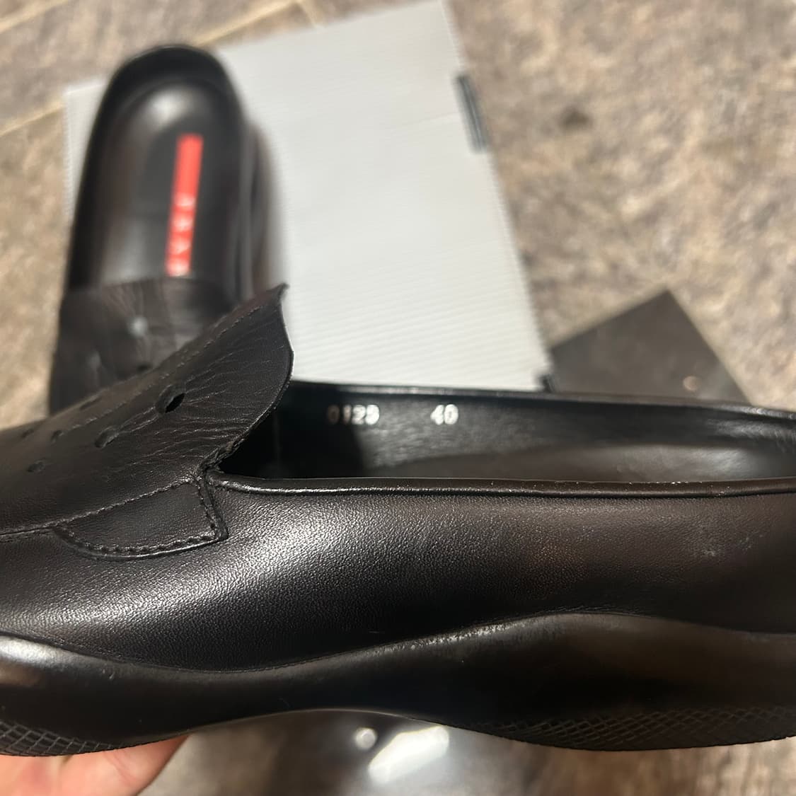 [270] Prada sports dot loafer black 상품이미지3