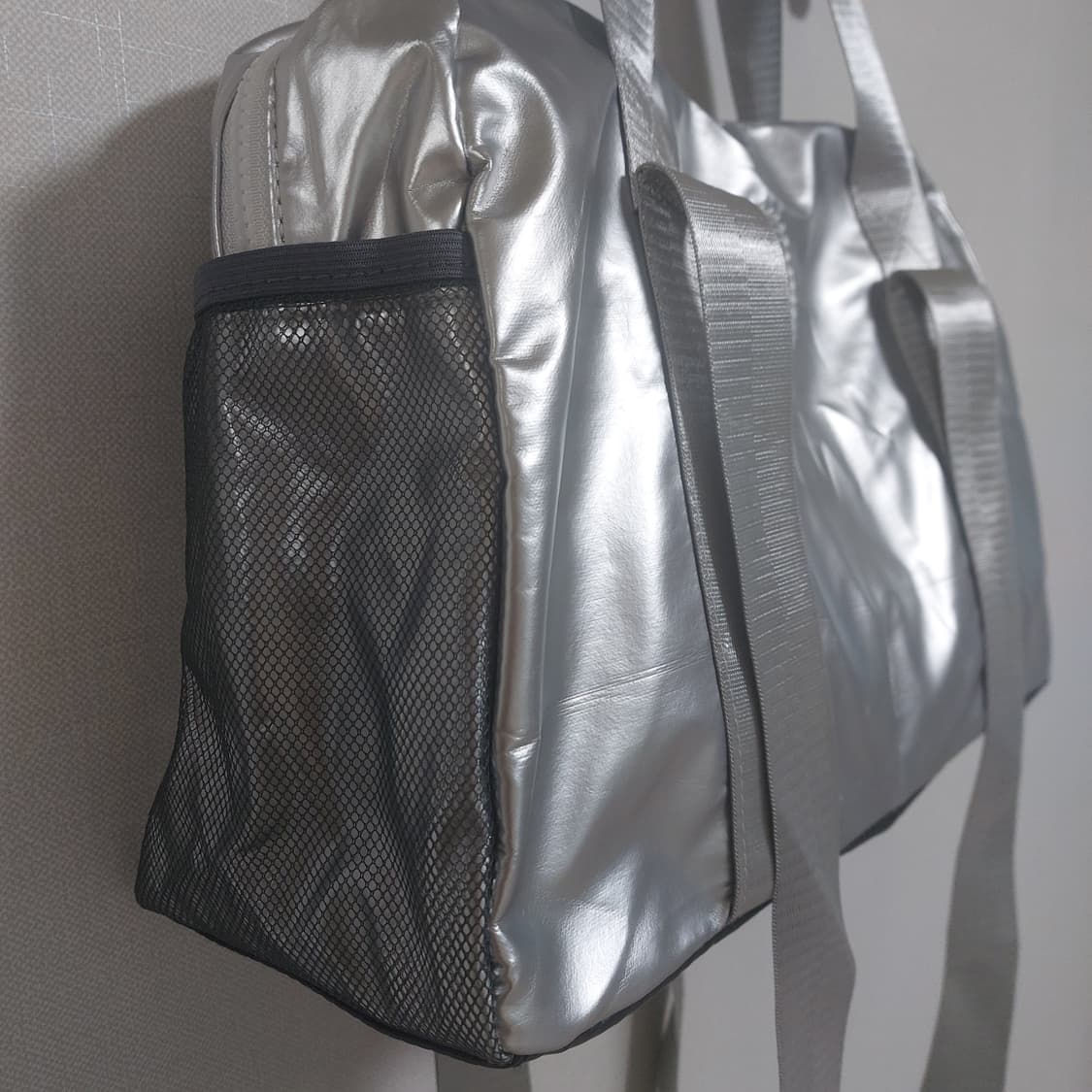 발레코어 실버 보스턴백 망치 가방 상품이미지6