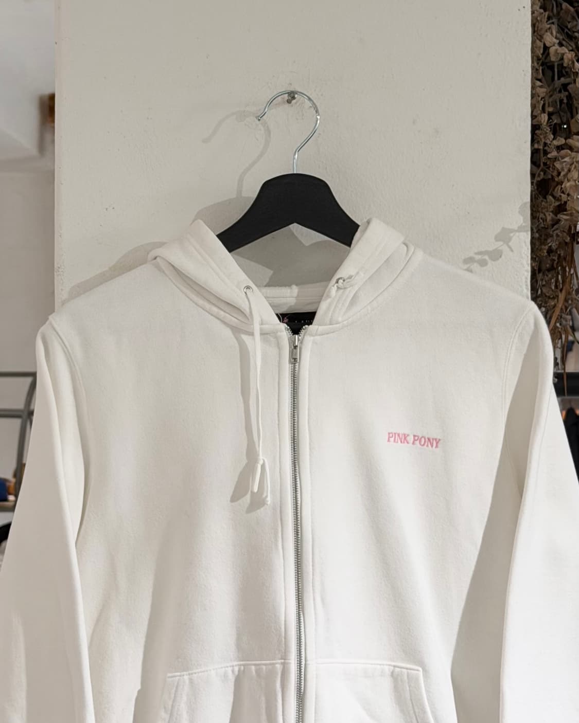 랄프로렌 화이트 핑크포니 백 프린팅 후드집업 상품이미지5