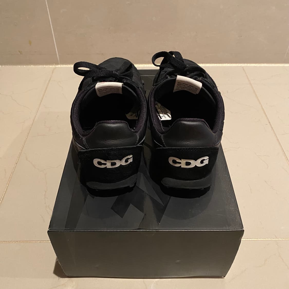 [260] 나이키 x 블랙 꼼데가르송 와플 레이서 블랙 상품이미지4