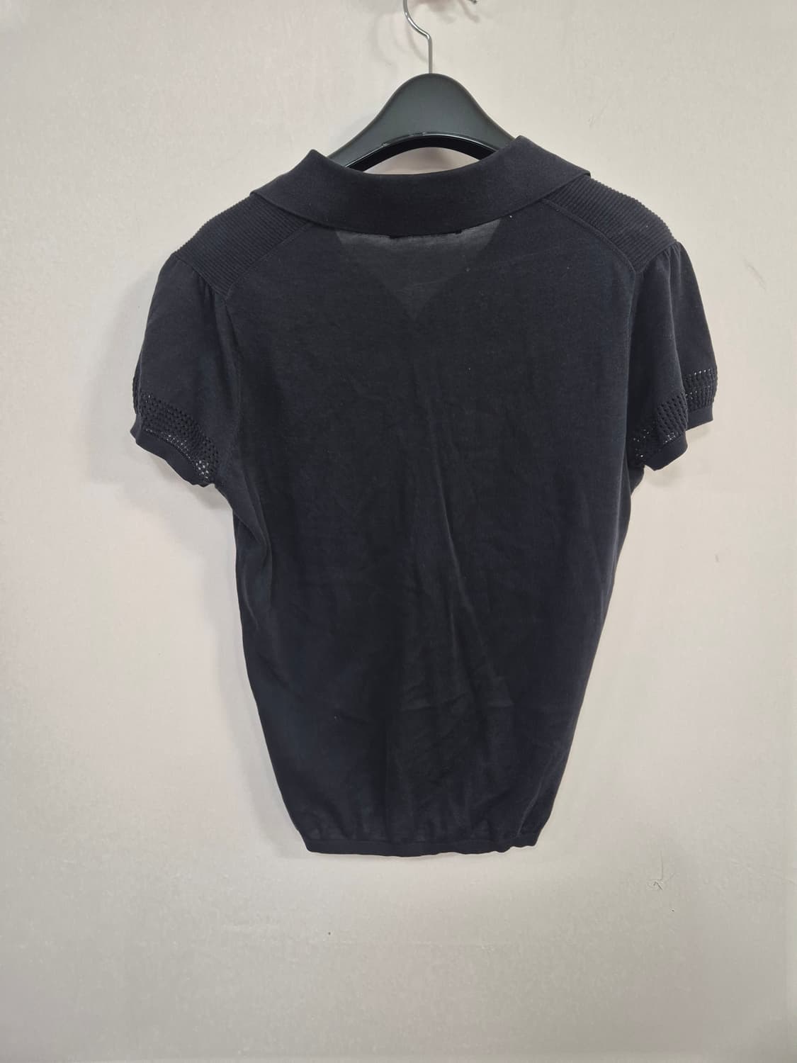 보스 블랙 반팔 니트 가디건 상품이미지3