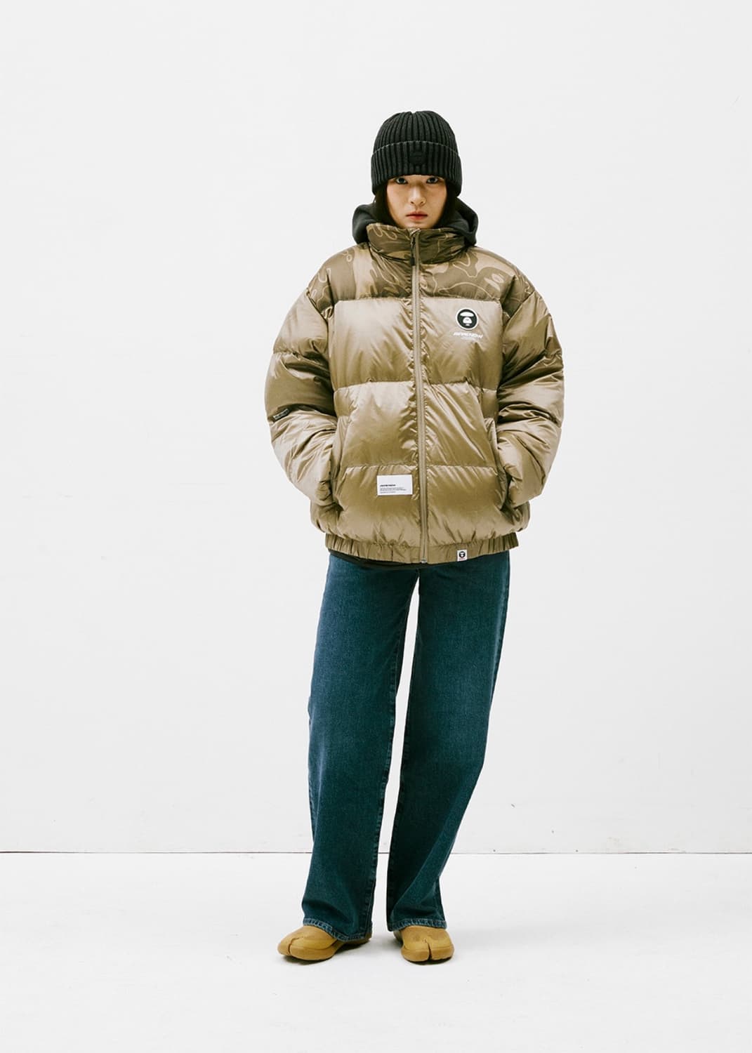 에이프 29.5인치 나우 다운 자켓 다크 베이지 - 24FW 상품이미지3