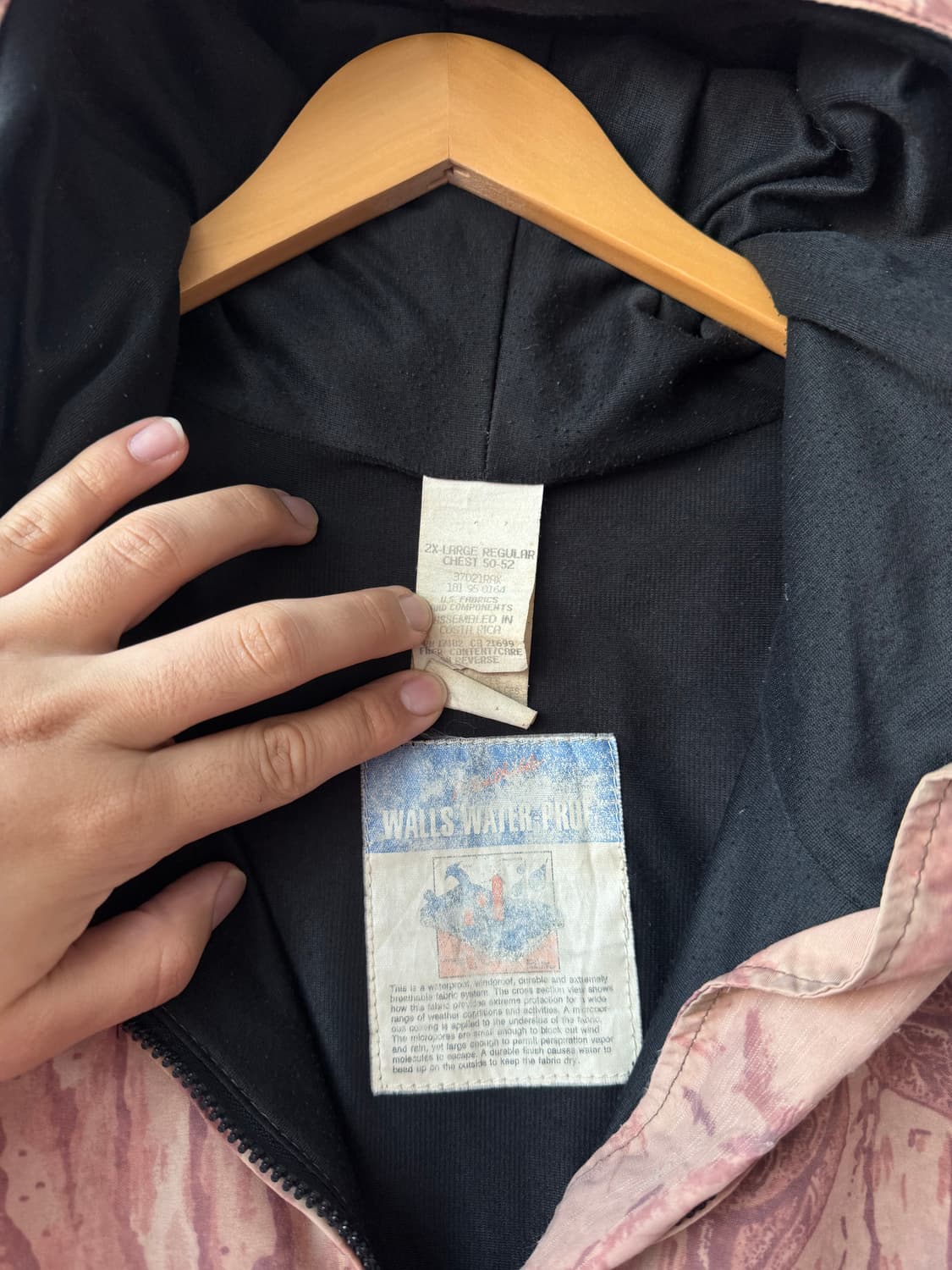 90s 스투시 x Walls 카모 자켓 상품이미지8