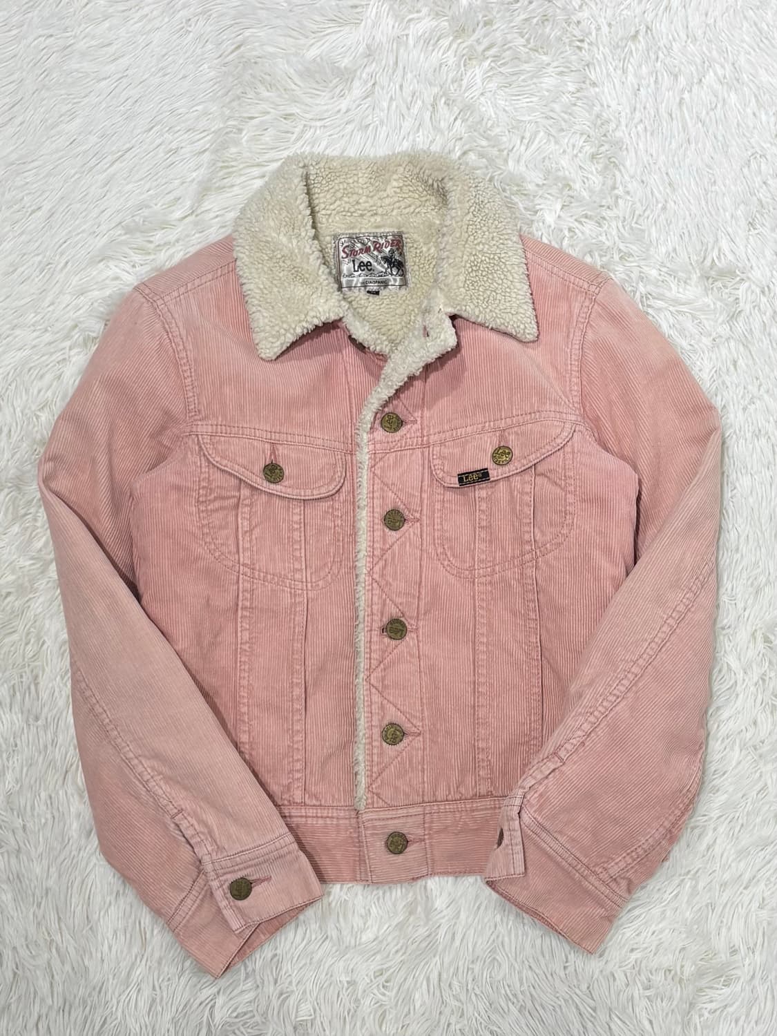 Lee 90’s 스톰라이더 뮤트핑크 코듀로이 자켓 상품이미지3