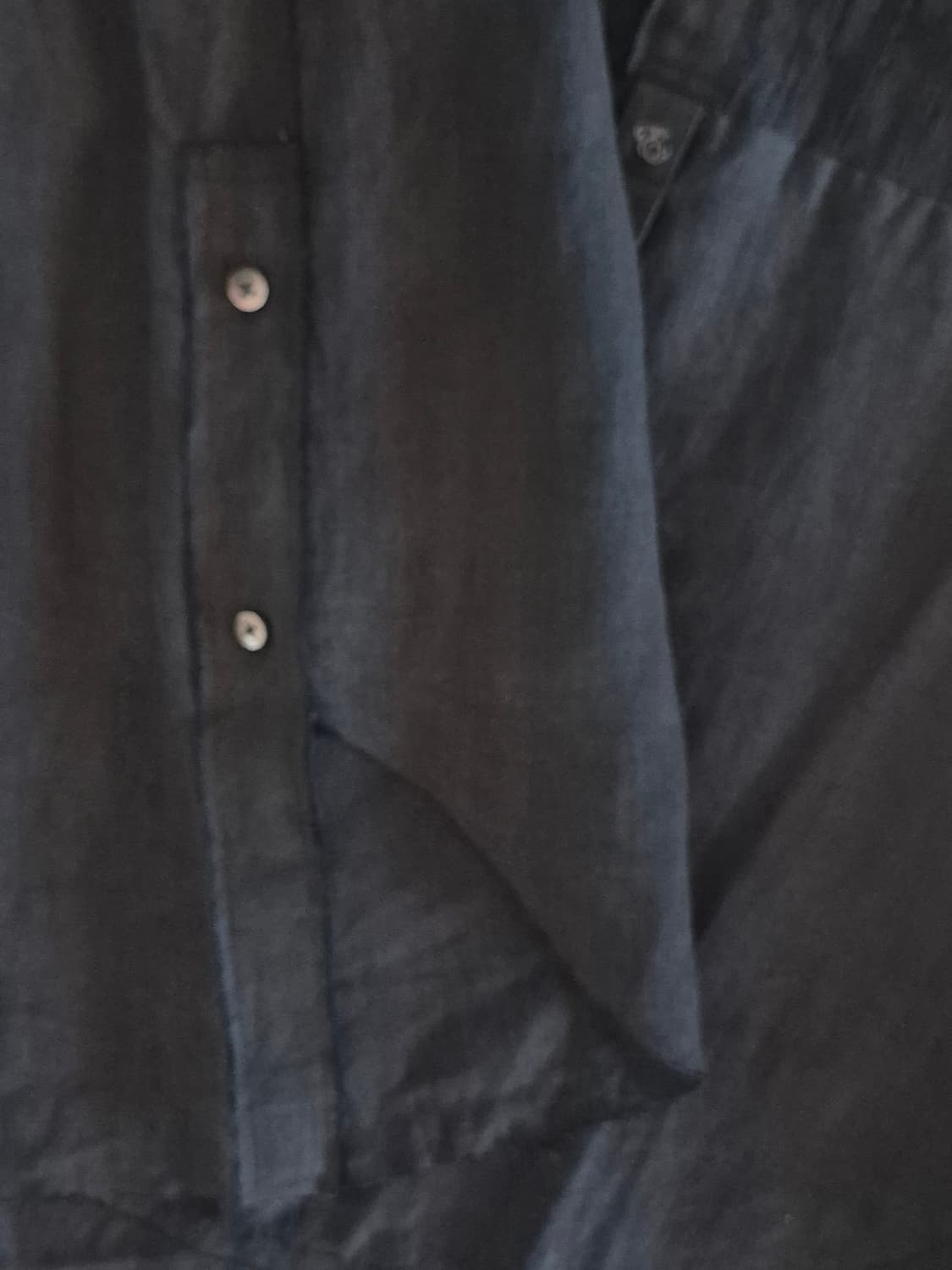 Professor.E Ramie Asymmetric Shirt (50) 상품이미지7