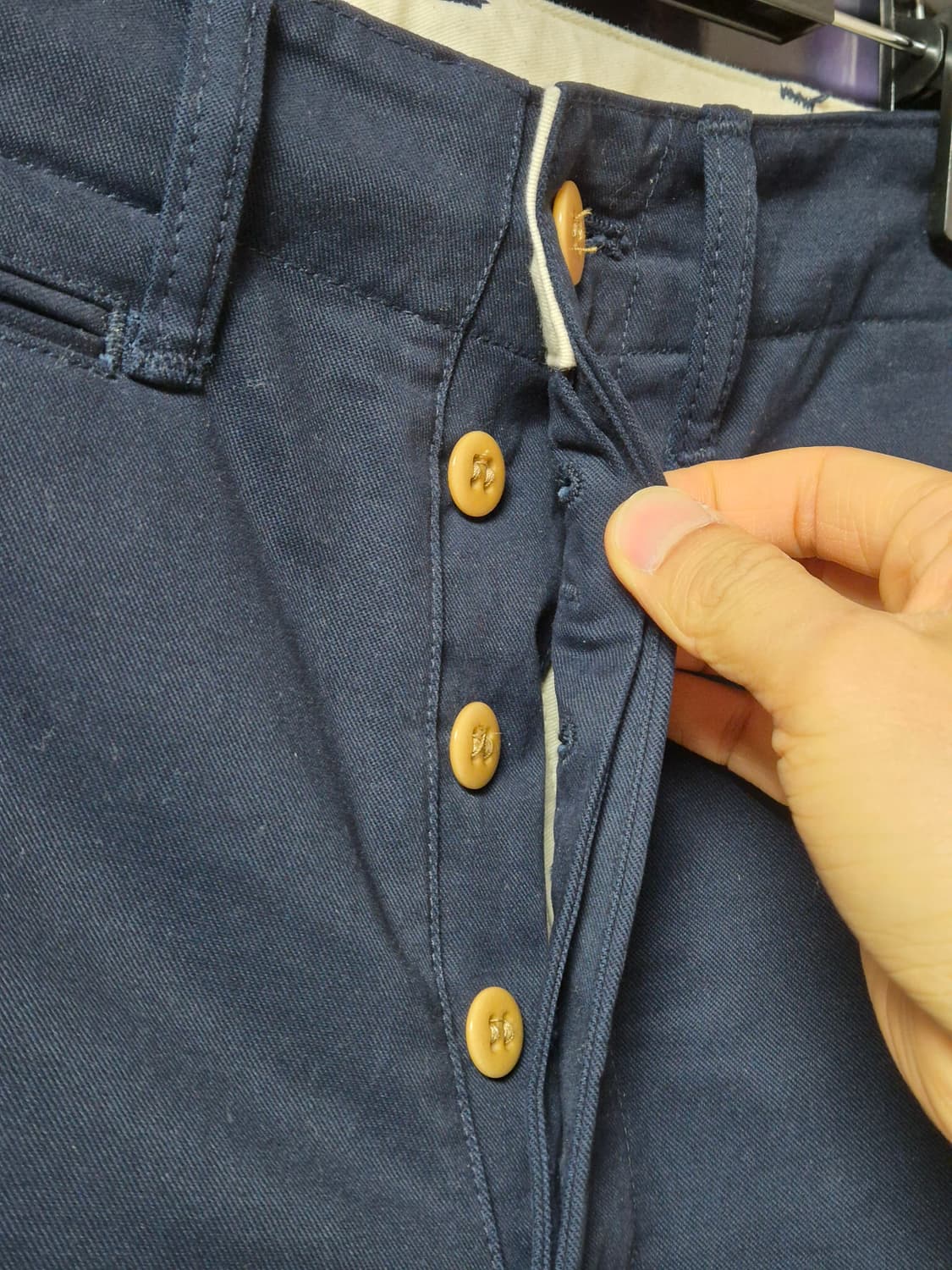 브론슨 1944 USMC 오피서 치노 30 네이비 상품이미지4