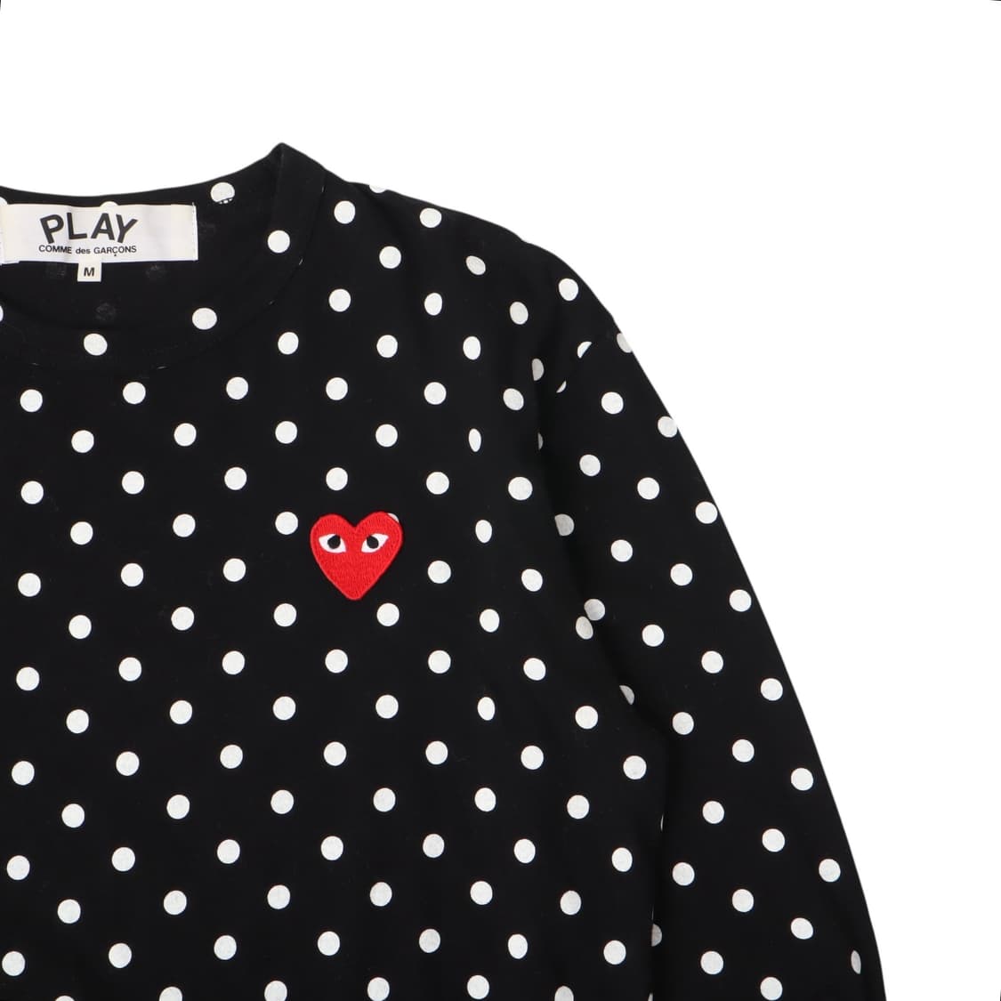 꼼데가르송 도트 롱슬리브 티셔츠 상품이미지3