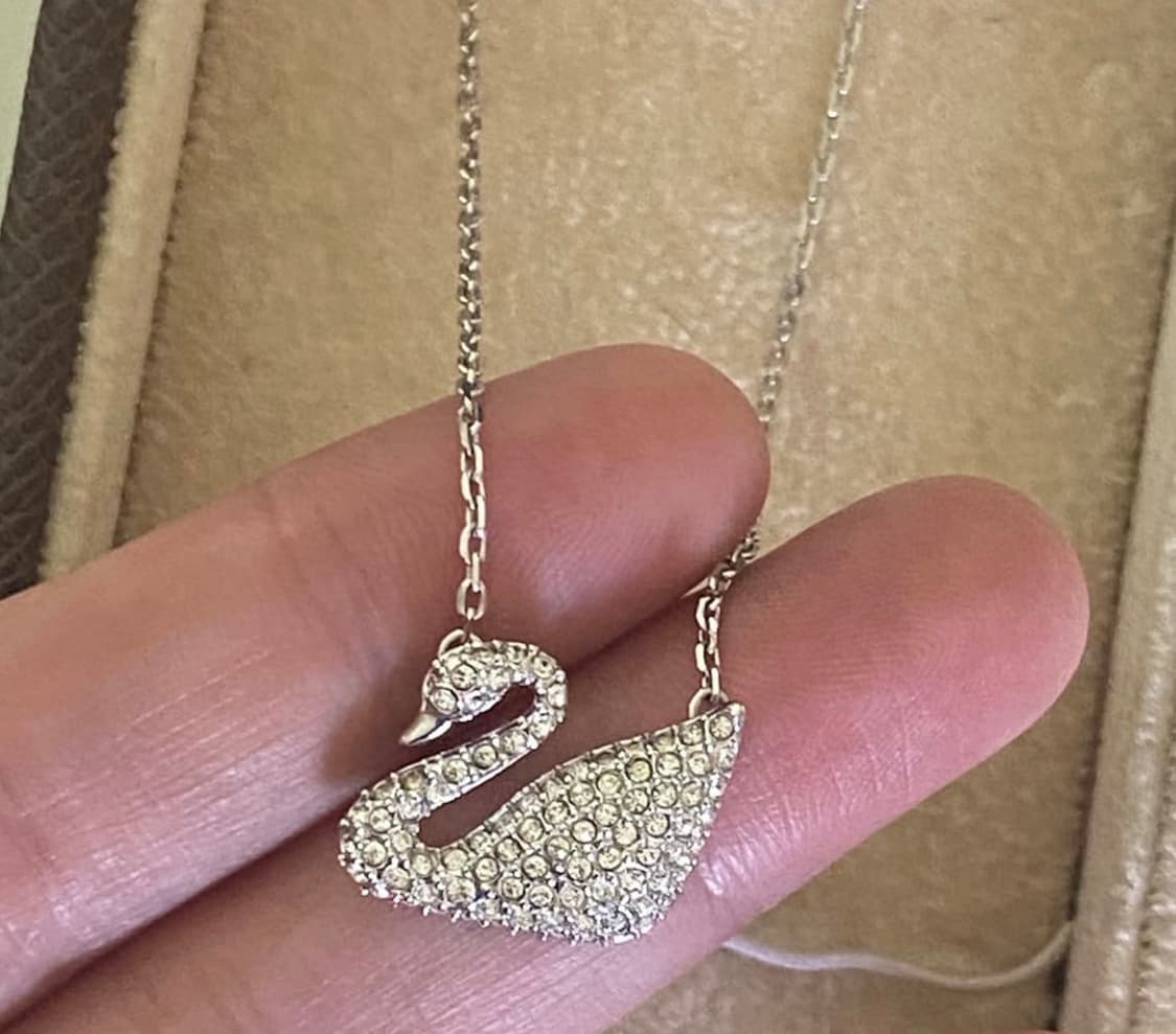 스와로브스키 백조 목걸이 상품이미지1