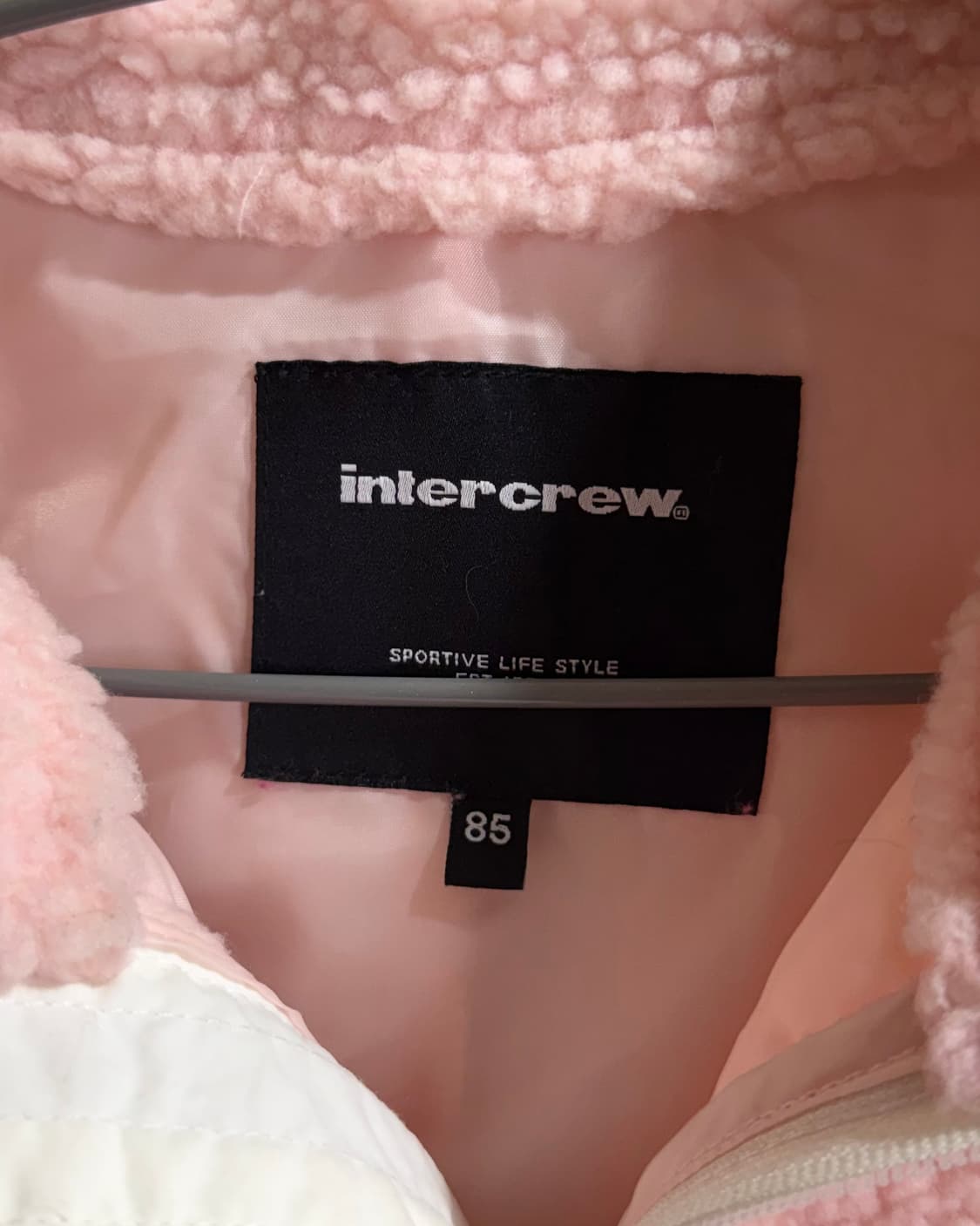 연핑크 플리스 집업 자켓 상품이미지8