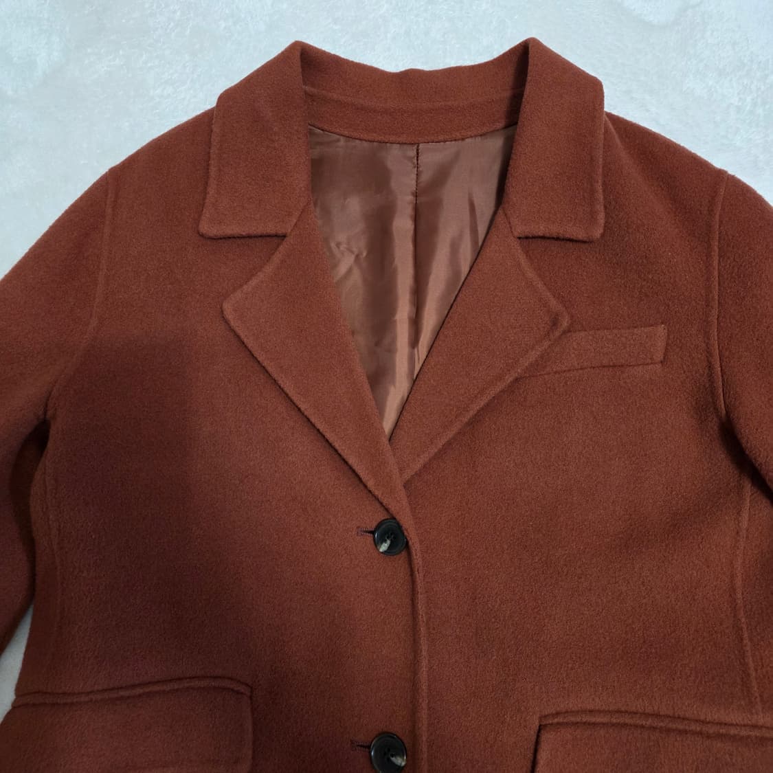 (F)여성 페이지플린 울 롱 코트  상품이미지2