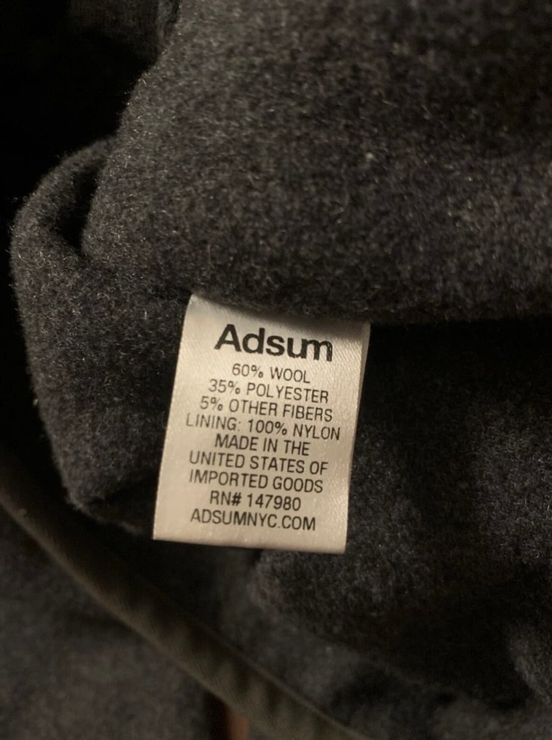 adsum 울 자켓 라지 상품이미지8