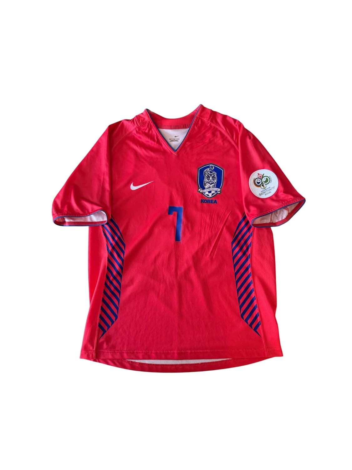 [M/95]2006 대한민국 국대 홈 박지성 유니폼 106215-640 상품이미지2