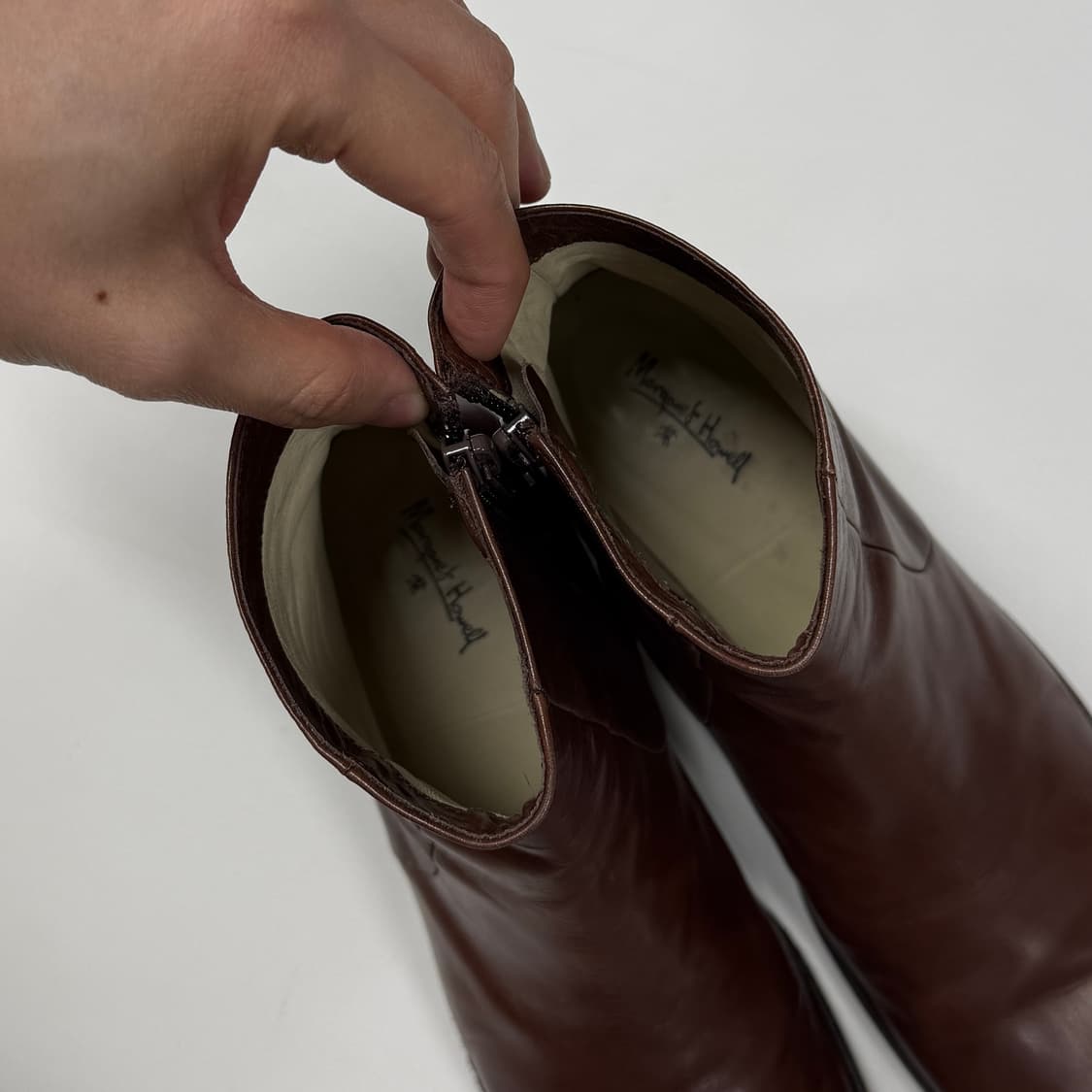 90s Margaret Howell square toe boots 상품이미지3