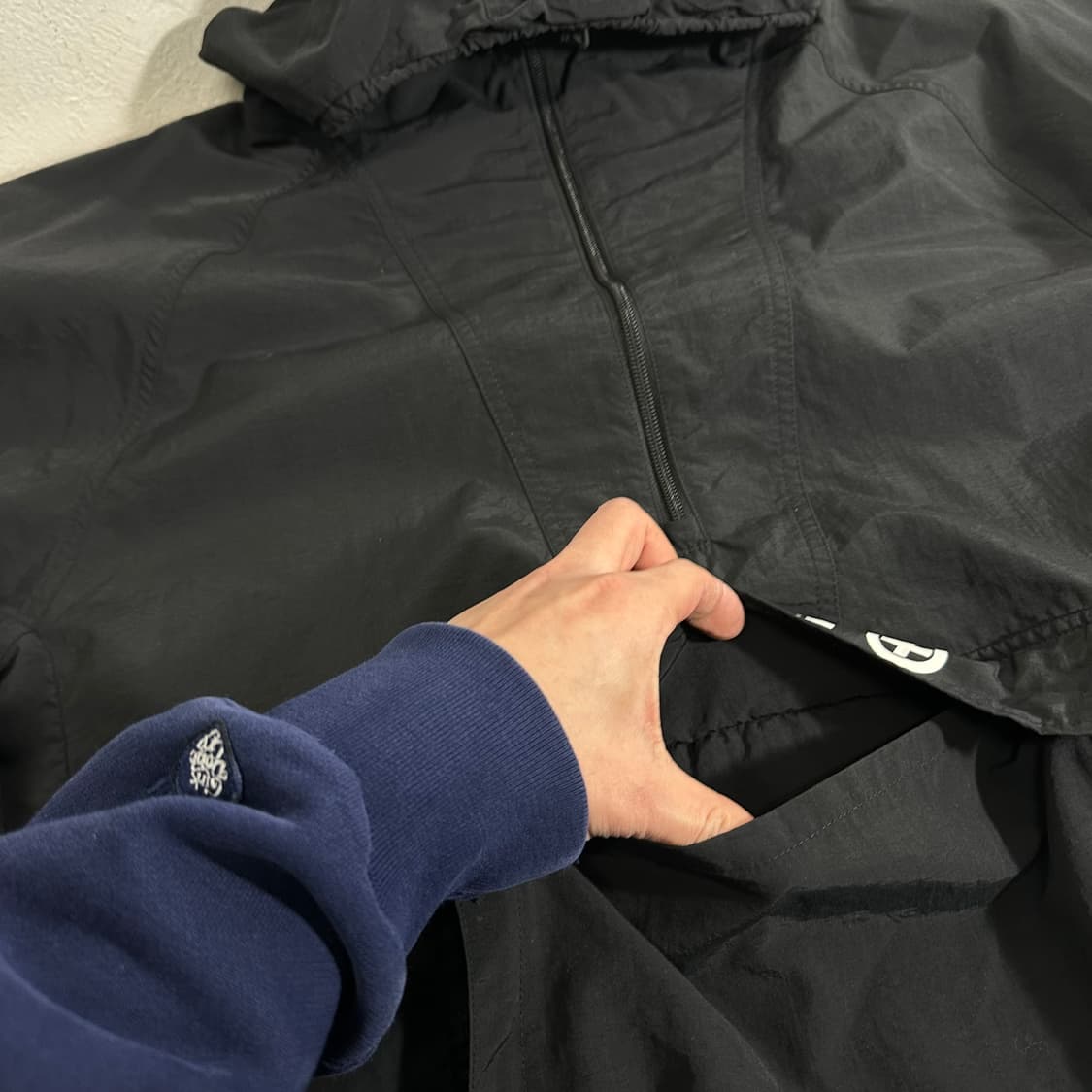 L 105 아디다스 블랙 ADIPRENE 바람막이 아노락 상품이미지4