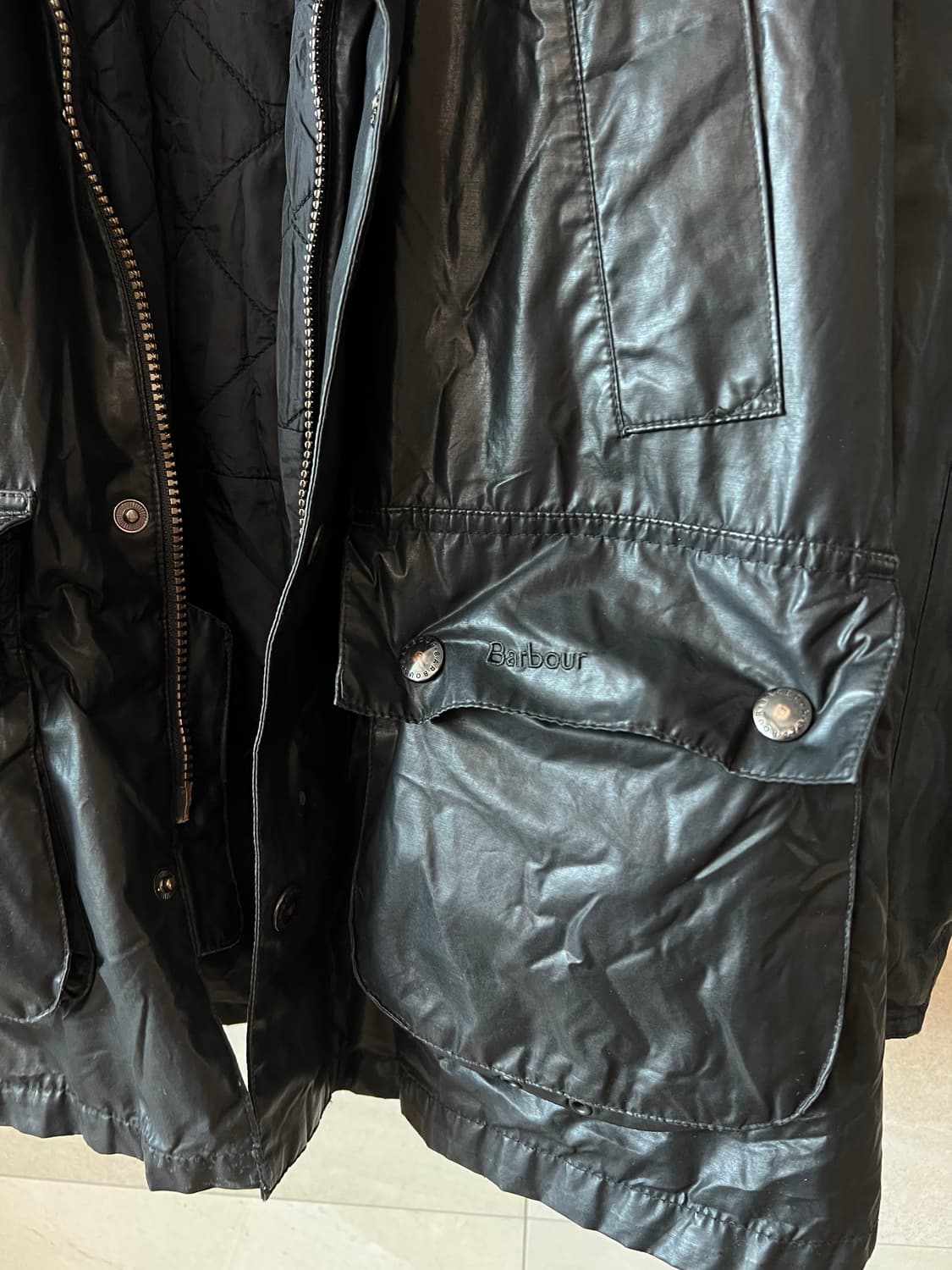 영국에서 산 빈티지 바버 자켓 상품이미지2