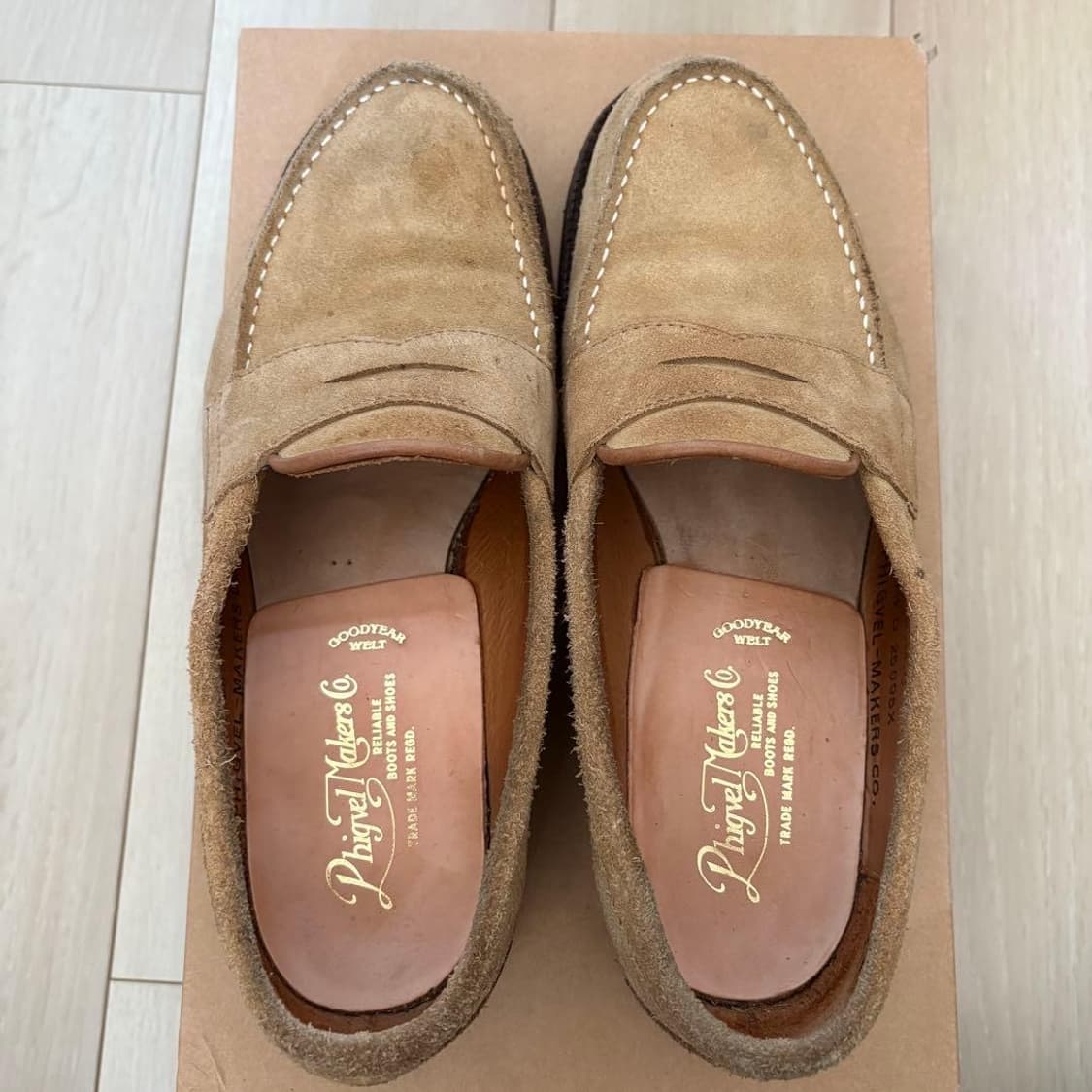 (us7.5) 피그벨 phigvel 스웨이드 로퍼 상품이미지2