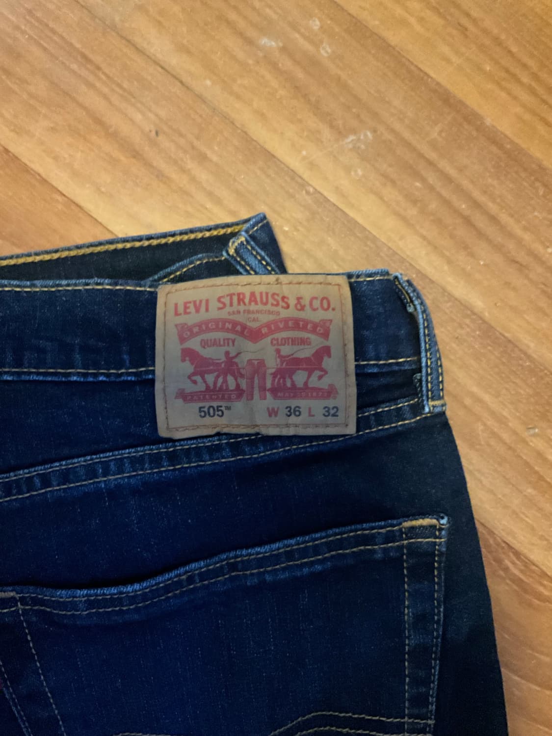 리바이스 505 w36.l32 상품이미지2