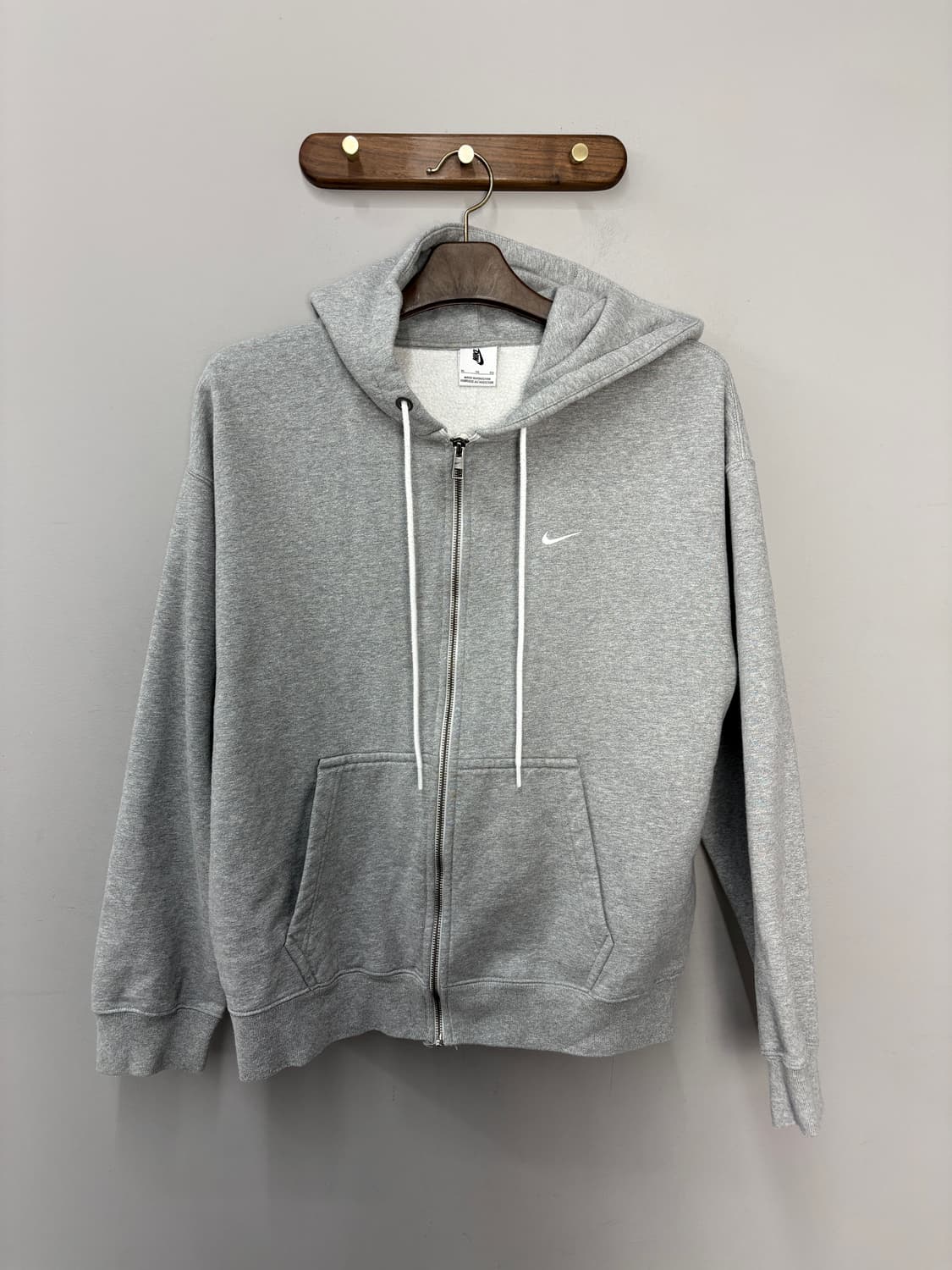 나이키 NRG 솔로 스우시 풀집업 후드 그레이 A3756 상품이미지2