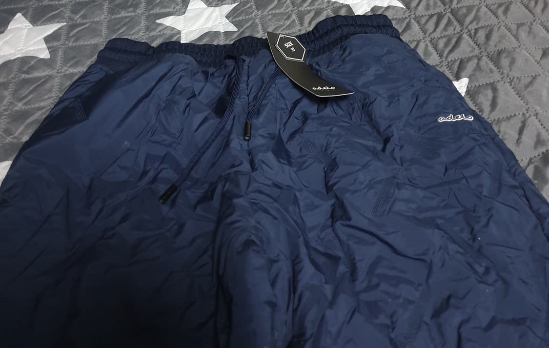 (새상품) ADEIO 안감기모 패딩 조거팬츠 네이비 (32) 상품이미지2