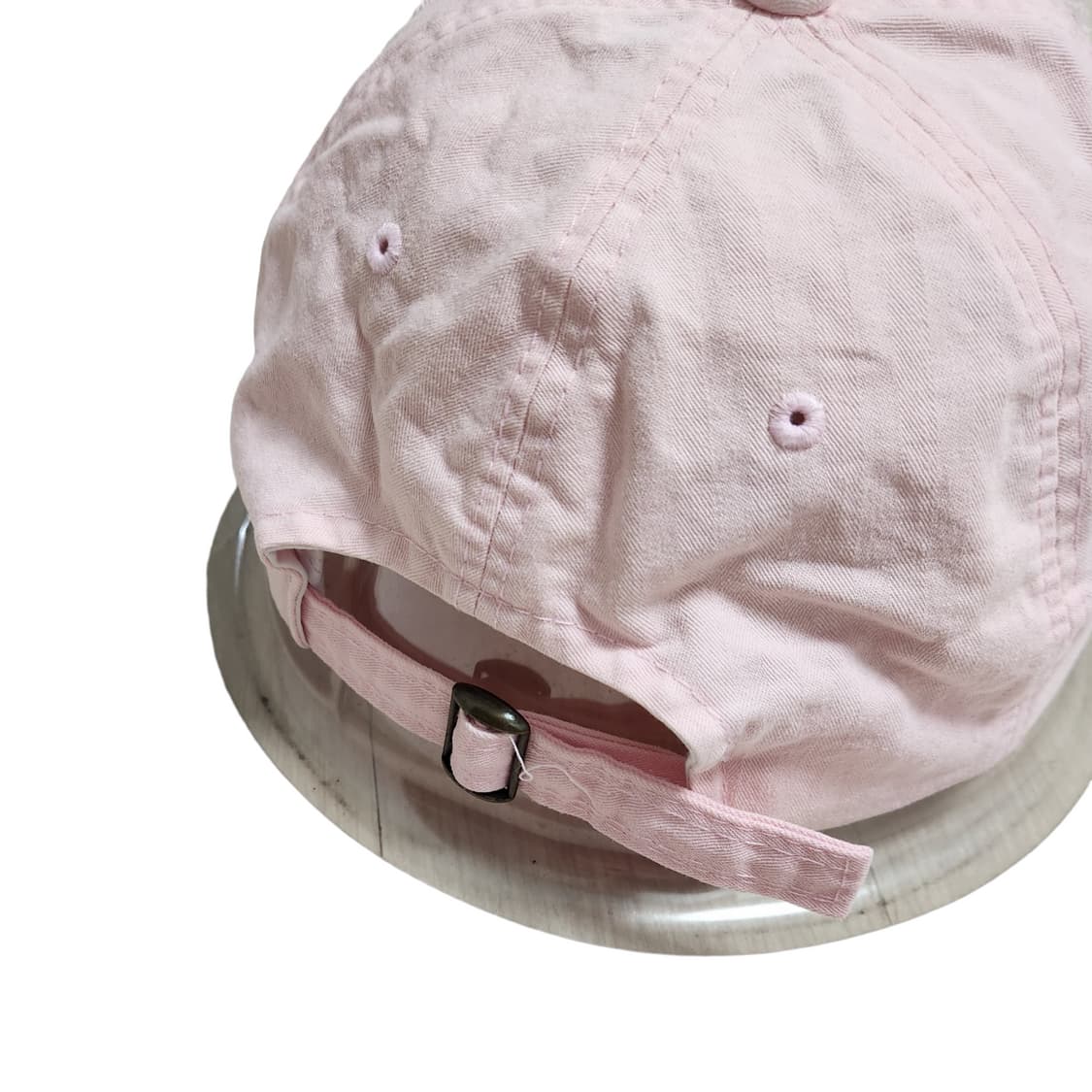 Vintage y2k 연핑크 데미지 볼캡 상품이미지3