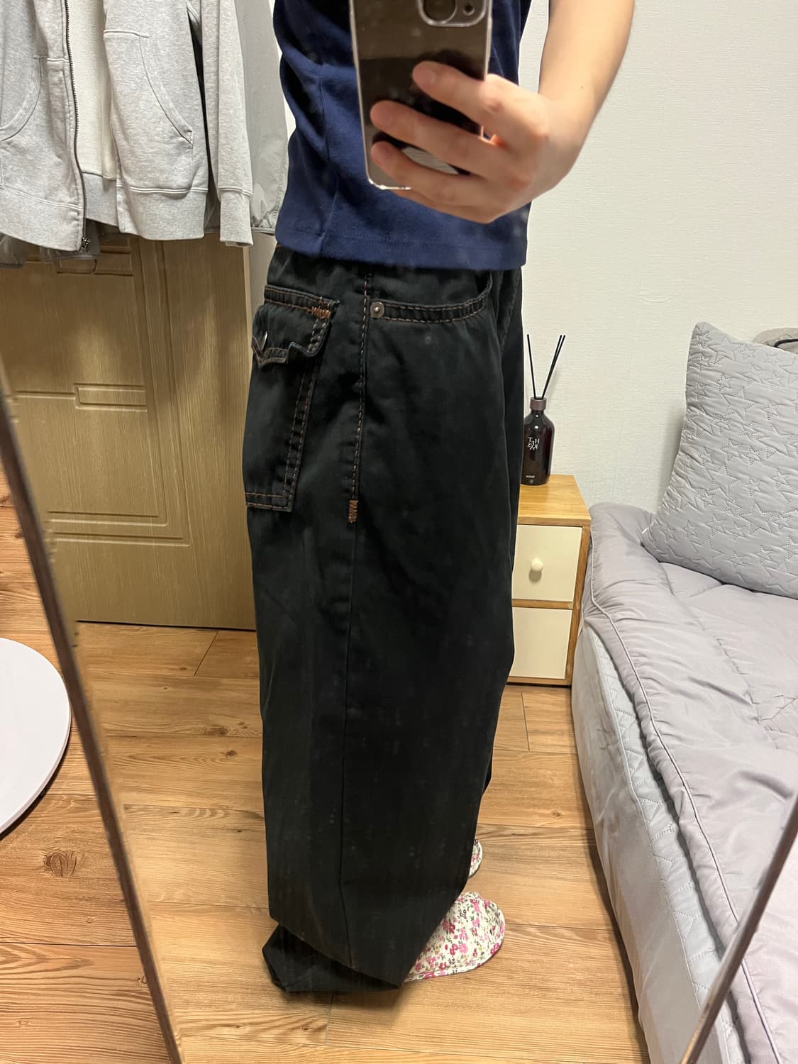 오오티제이 주머니포인트 데님 상품이미지4