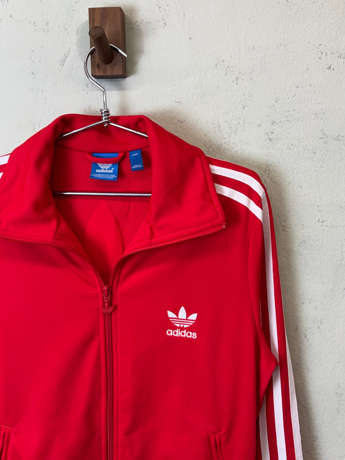 아디다스 파이어버드 레드 빅로고 트랙탑 져지 상품이미지3