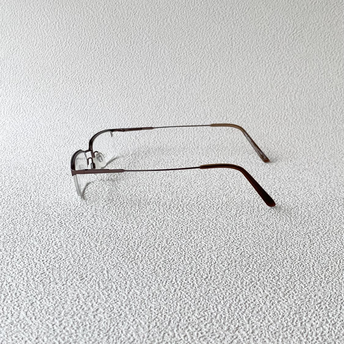 849 데드스탁 빈티지안경 반무테 초경량 스퀘어 프레임 픽키안경 상품이미지4