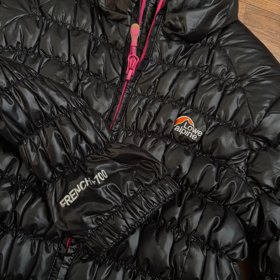 로알파인 슬림 95 다운 패딩 집업 점퍼 오리털 볼륨 실루엣 상품이미지4