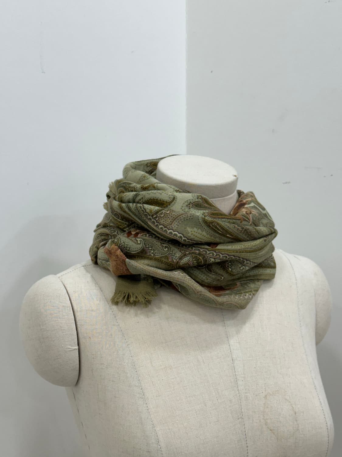 에트로 울 실크 머플러 상품이미지5