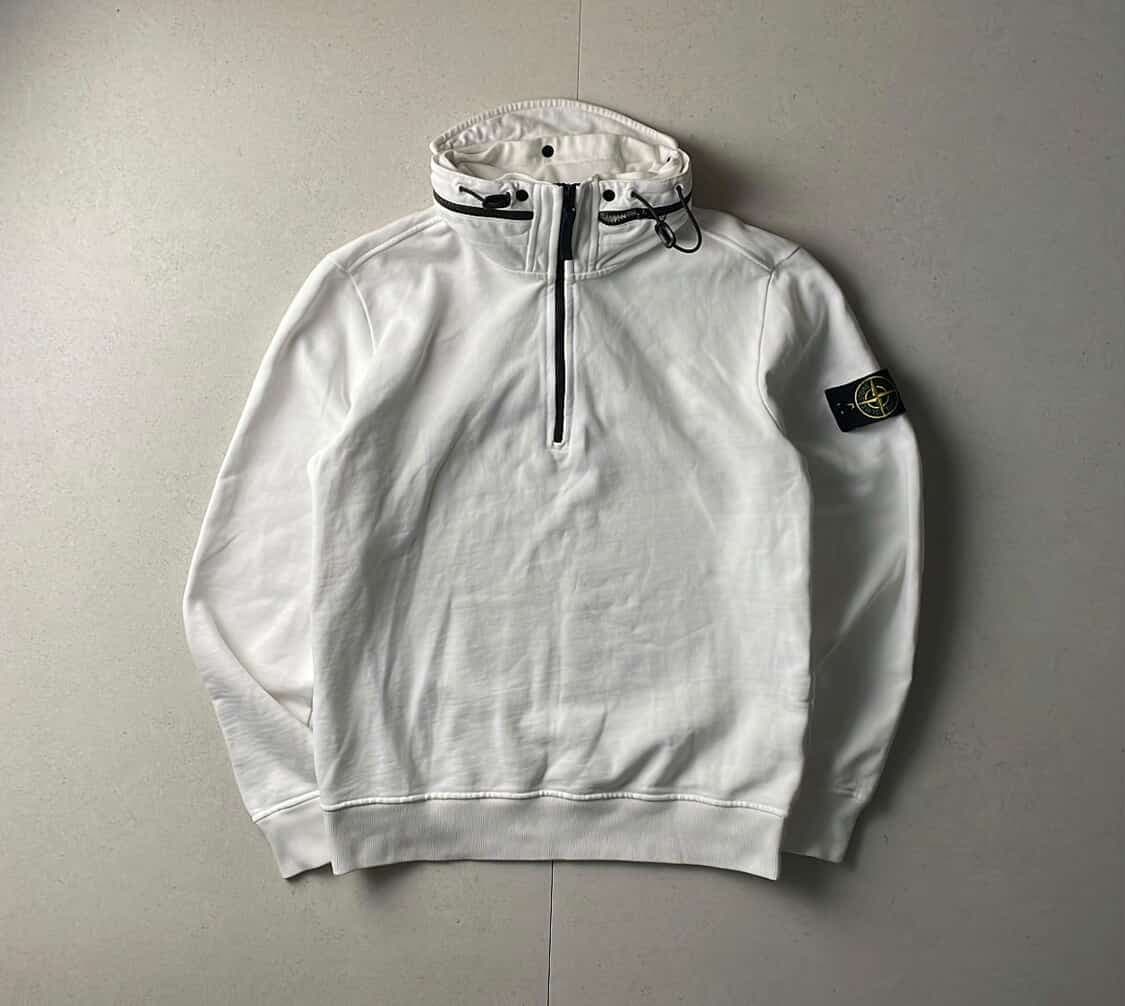 스톤아일랜드 반집업 후드 상품이미지2