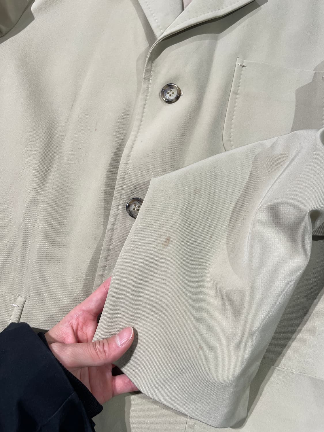 프라다 베이지 멀티 포켓 3B 폴리에스터 블레이저 상품이미지10